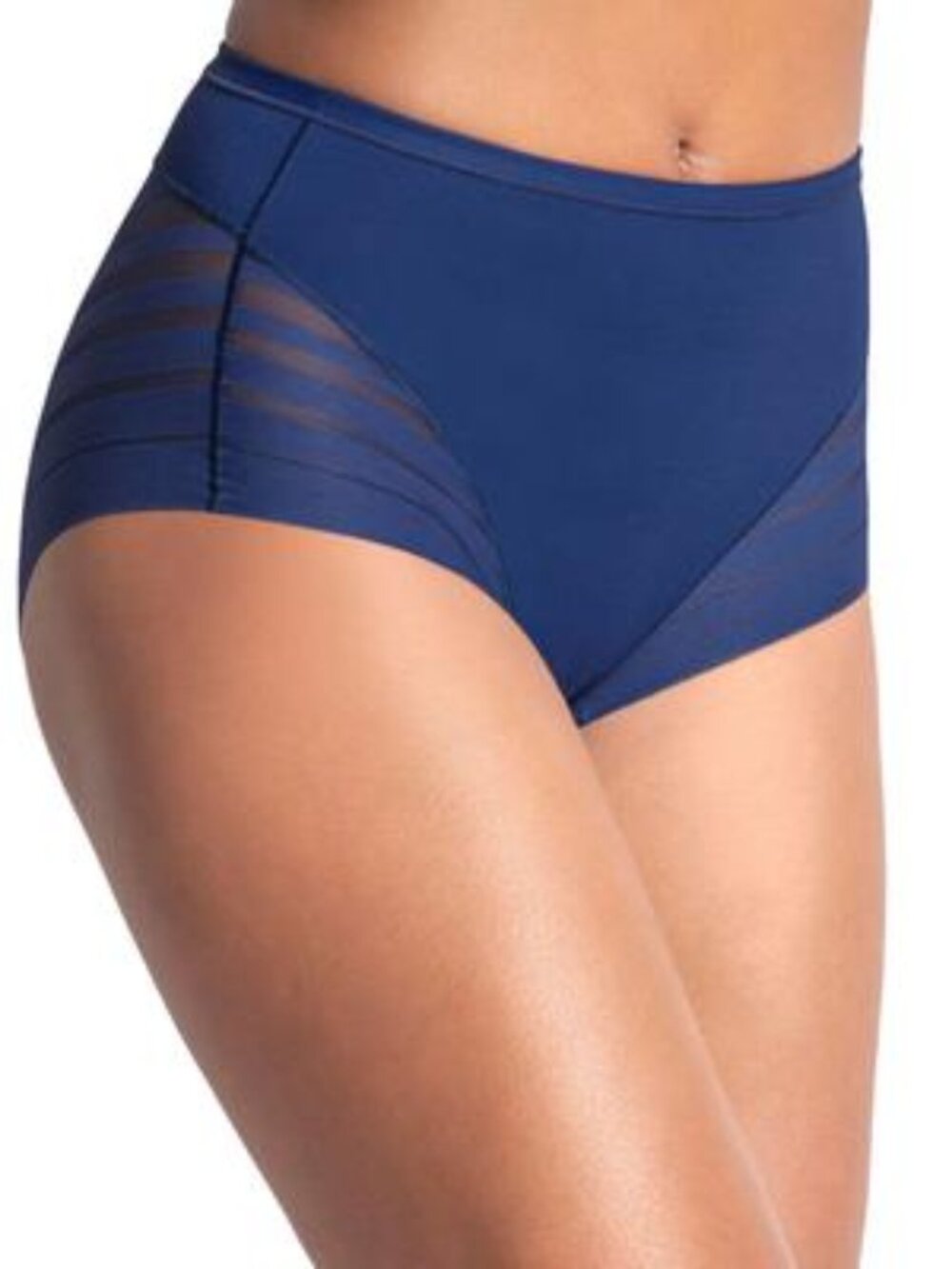 Leonisa Women's Lace Stripe Undetectable Classic Shaper Panty 012903